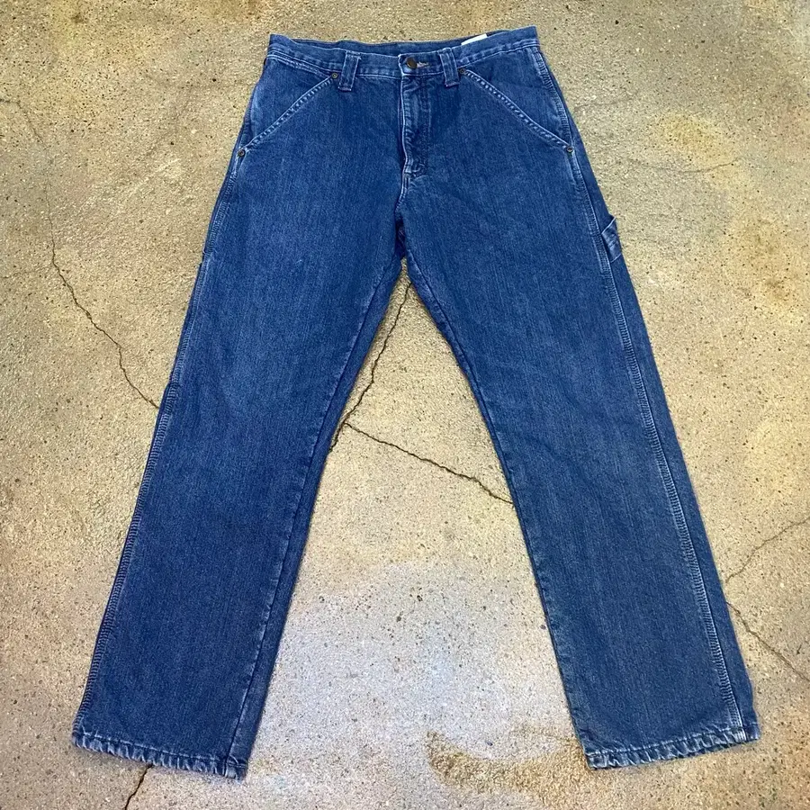 미국 빈티지 랭글러 안감플리스 카펜터 청바지 팬츠