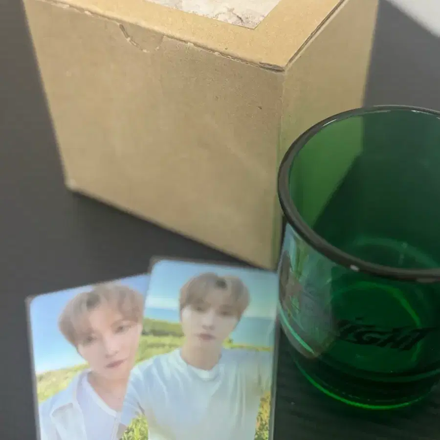 김재중 인기가요 공방포카 + 컵