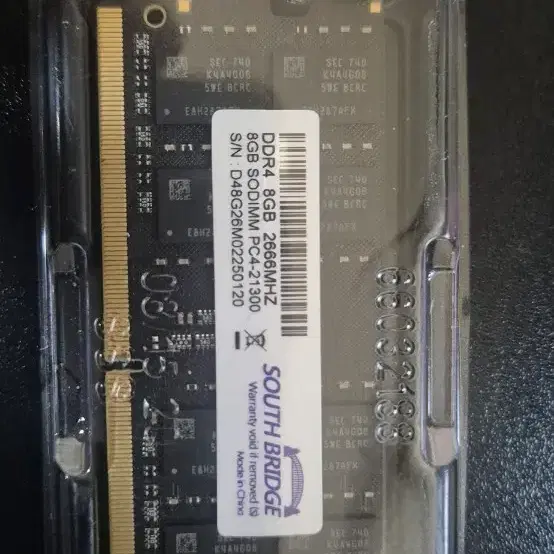 SOUTH BRIDGE DDR4 8GB 2666MHz PC4-21300