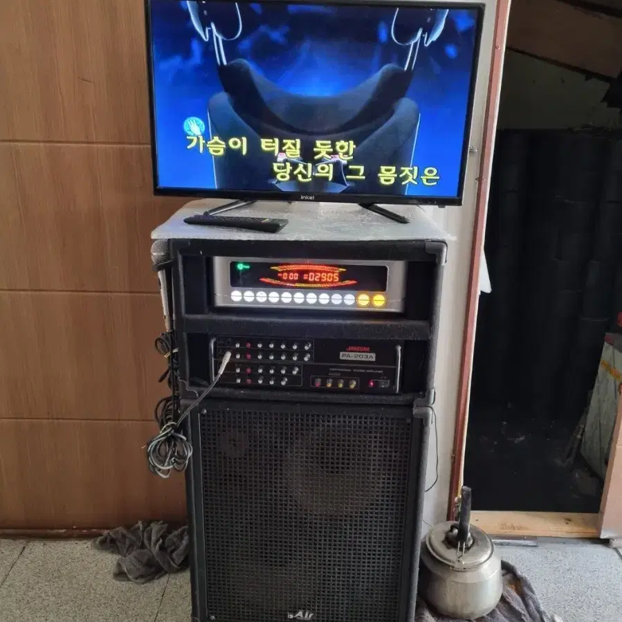 이동식 노래방 기계세트