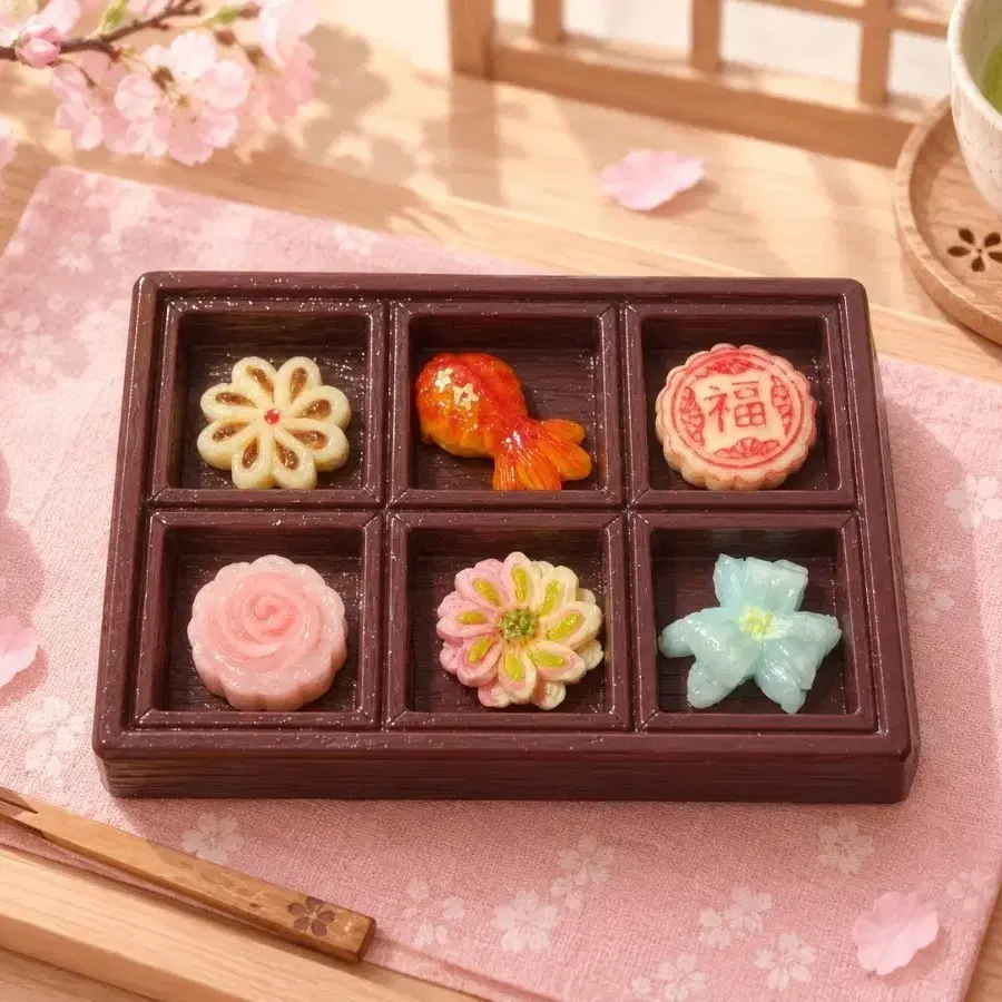 화과자 미니어처