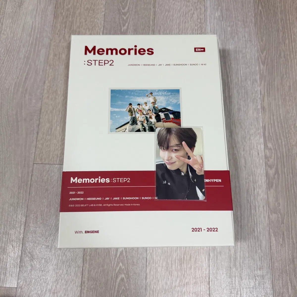 Enhypen Memories : STEP 2 DVD Sunwoo unreleased photocard ld pre-order benefit album broadcast
