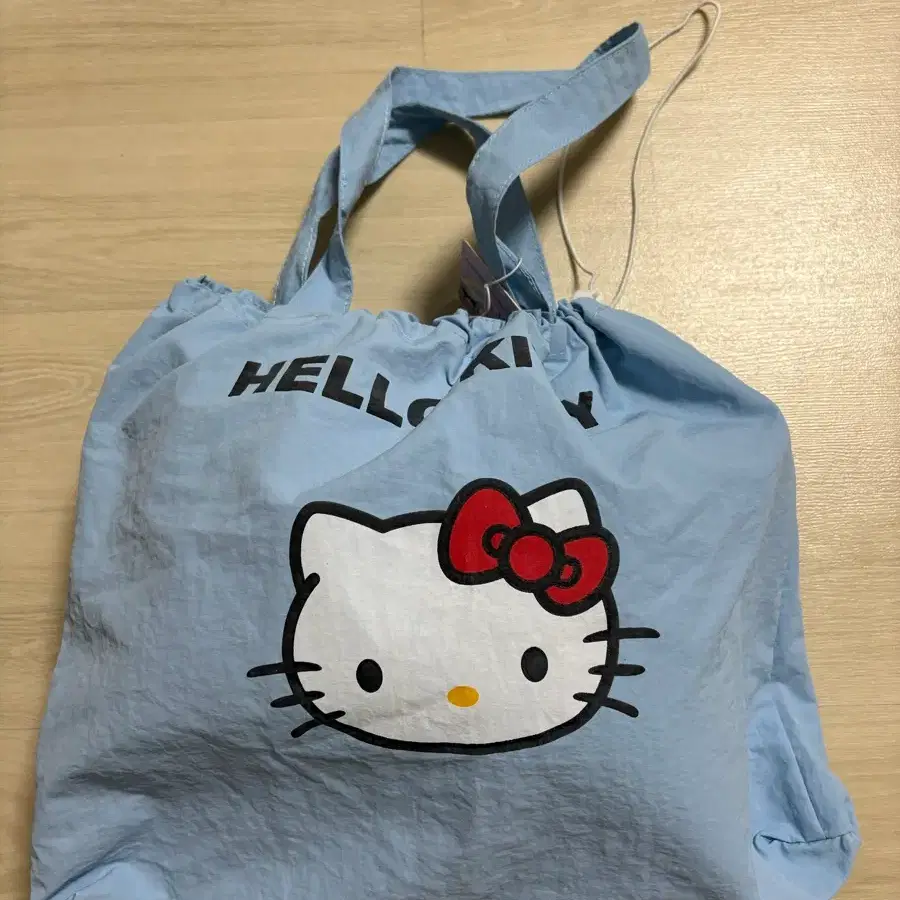 산리오 헬로키티 에코백 블루 새상품