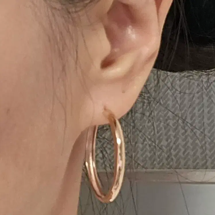 14k 3cm 링귀걸이