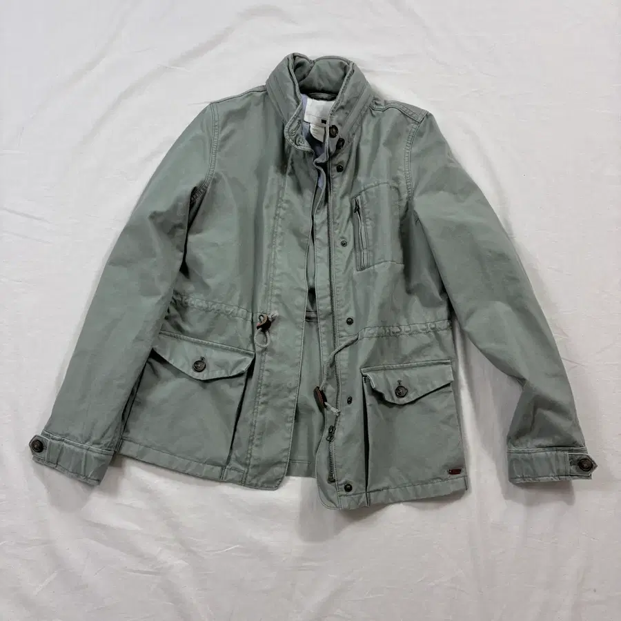 Levis 리바이스 워시드 세이지 그린 밀리터리 필드 자켓 S