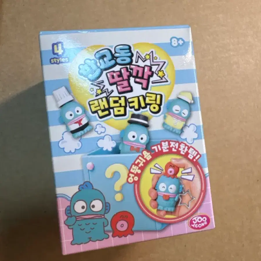 산리오 한교동 딸깍 랜덤 키링 한교동 중절모