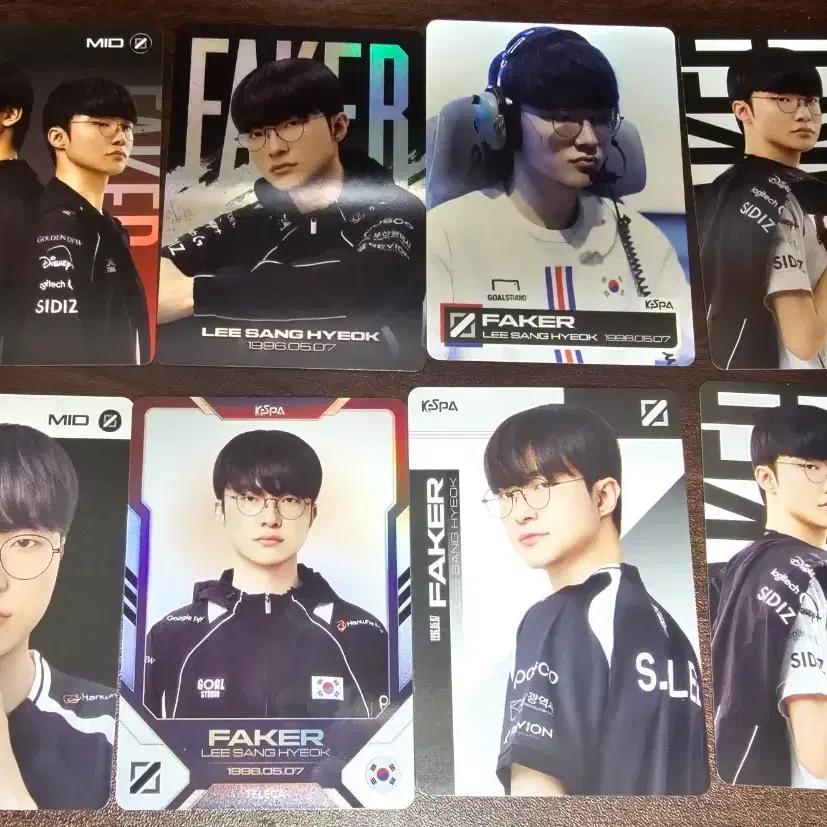 페이커(이상혁) 국대 테레카(kespa) 아시안게임 트레이딩 카드