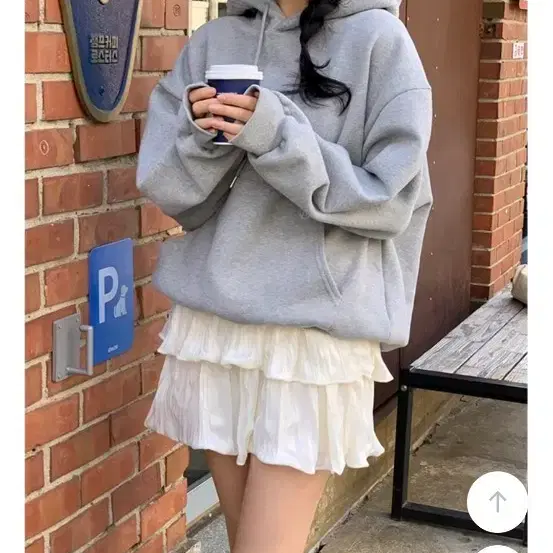 교신 아뜨랑스 새틴 벨벳 캉캉 밴딩 스커트 치마