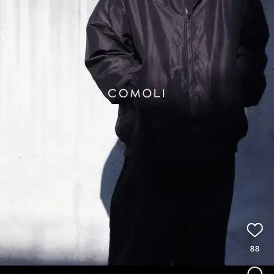 26AW 코모리 실크코튼 트랙자켓 새제품