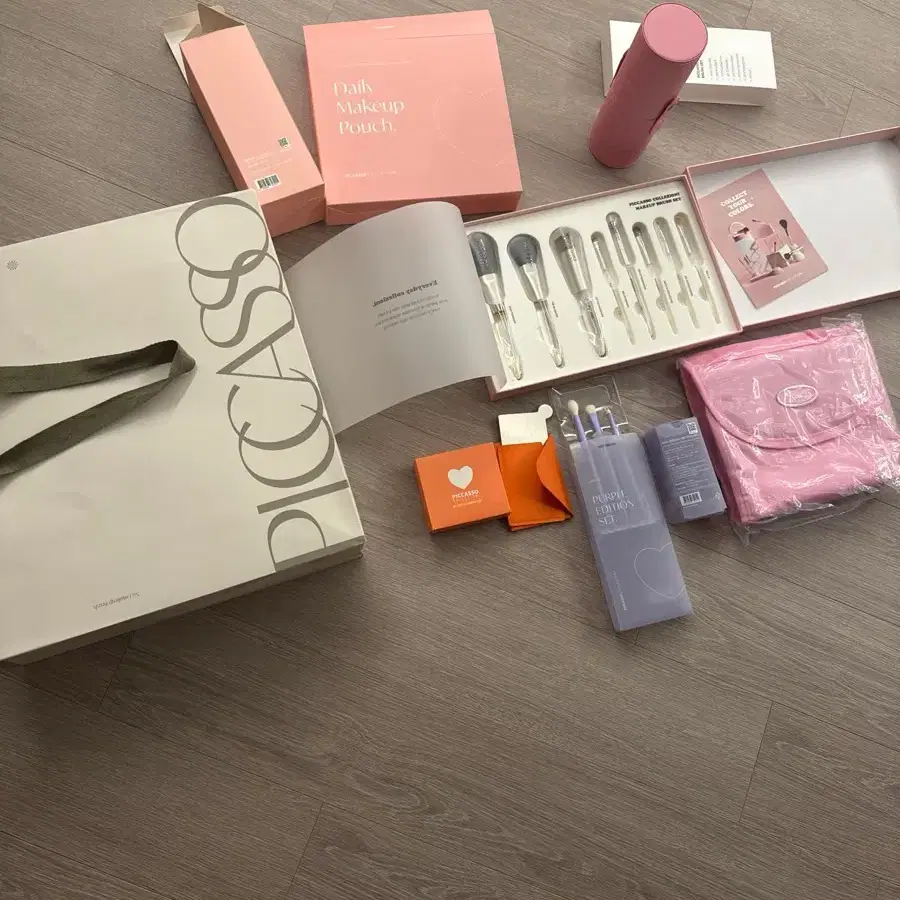 피카소 브러쉬 세트 파우치 포함 풀세트