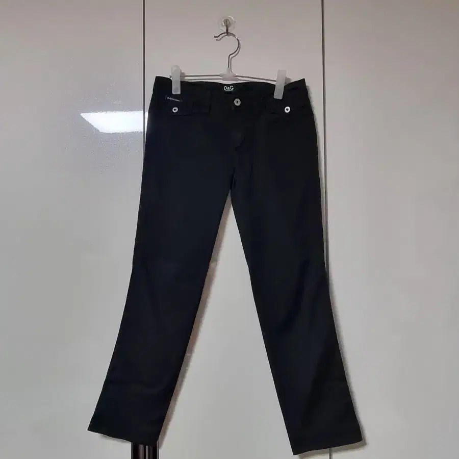 정품 돌체앤가바나 블랙 면바지