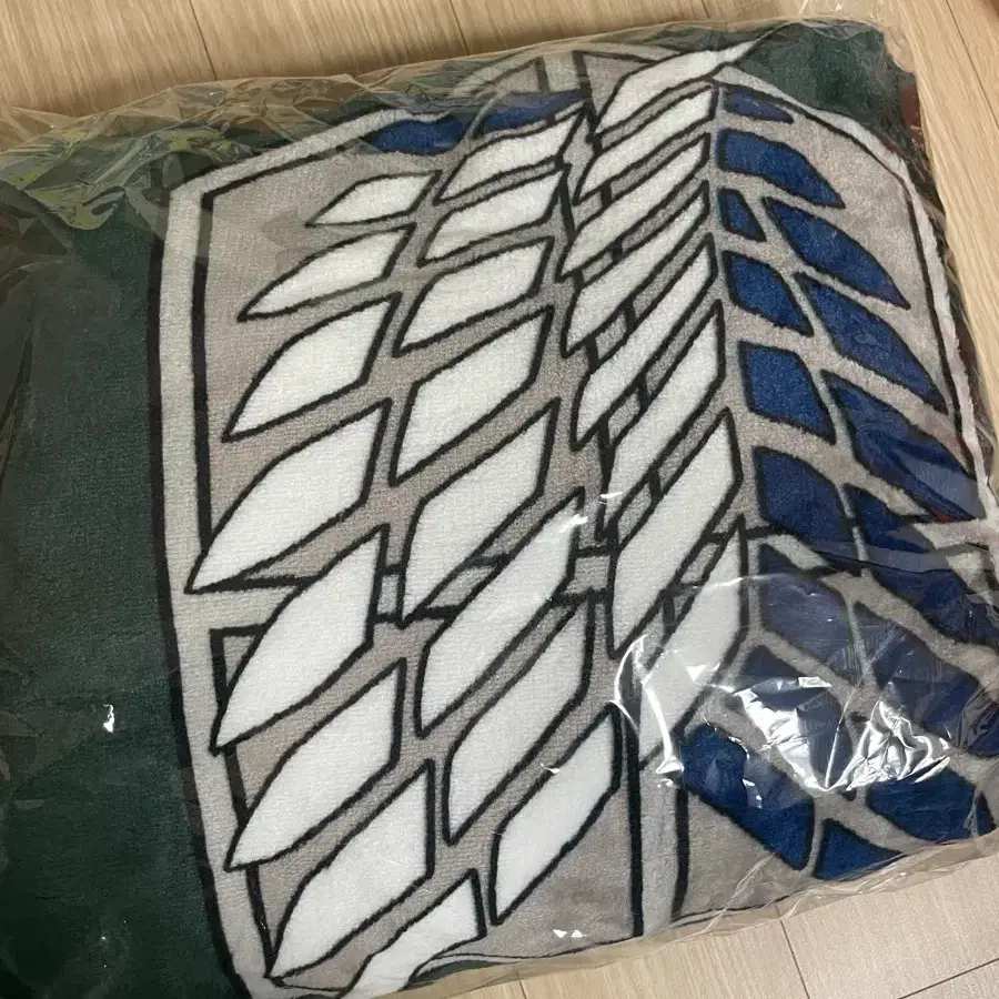 미개봉 새상품 진격의 거인 담요 망토 프랭크 버거 리바이 에렌 조사병단