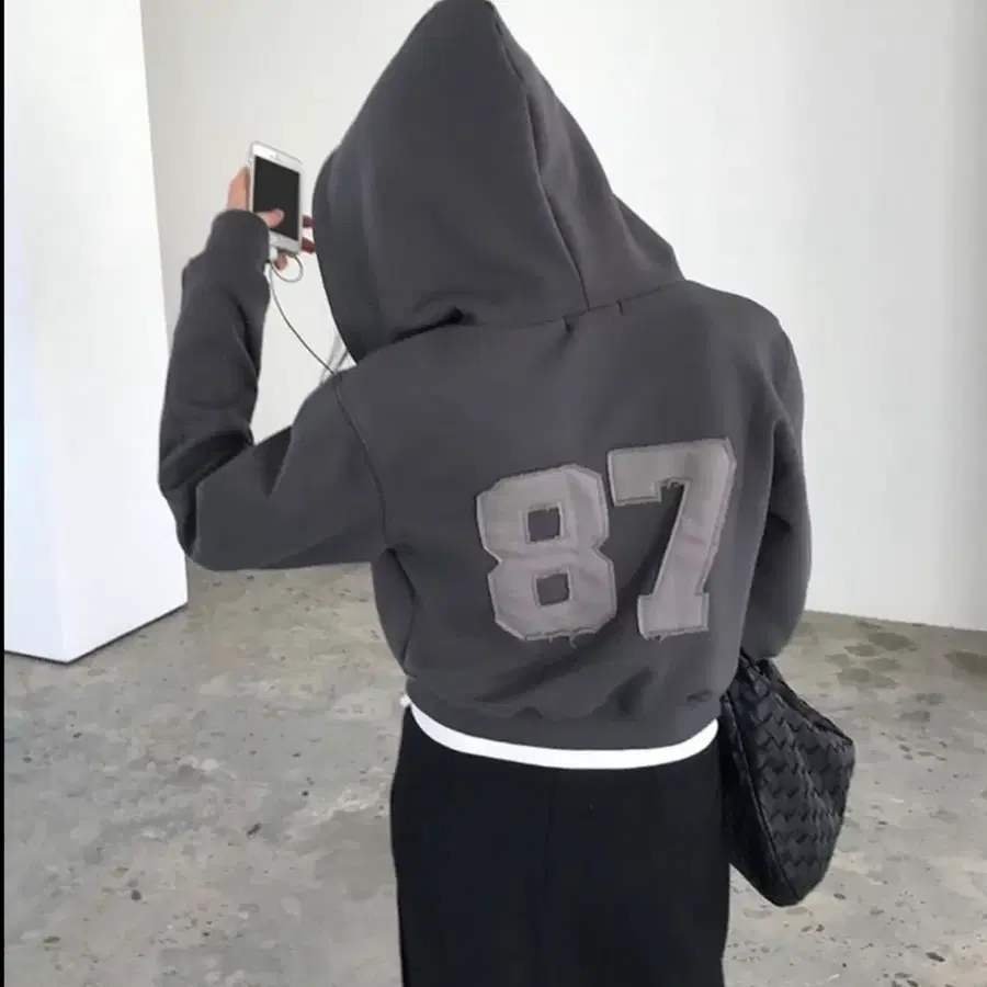 블랙 87 후드집업 고퀄