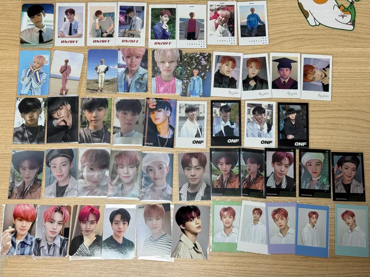 Onf Hyojin E-tion Wyatt Wyatt Min U photocard poca
