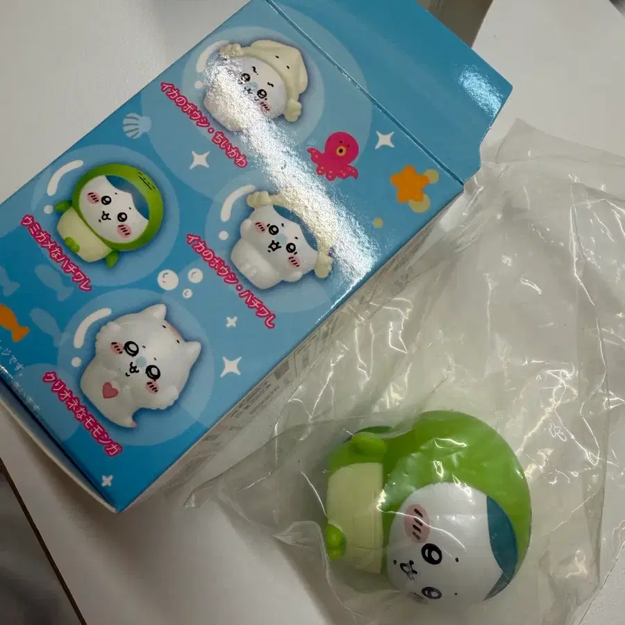 치이카와 하치와레 수족관 먼작귀 피규어 소프비 새상품