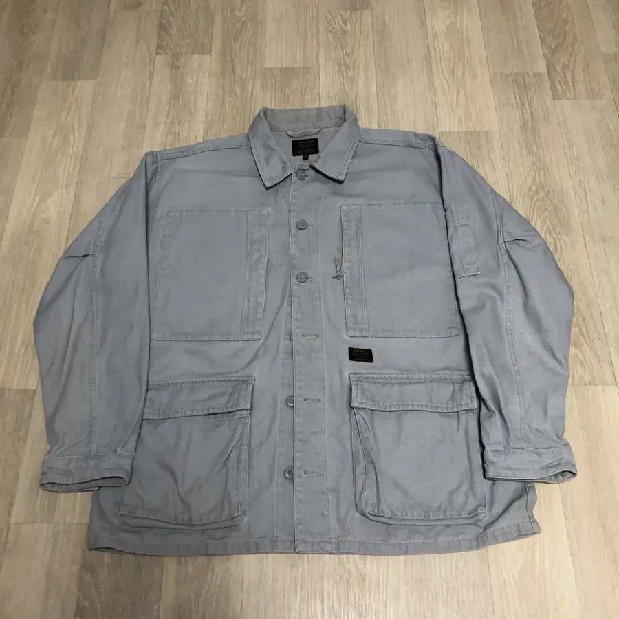 (M) 칼하트 WIP Carhartt WIP L/S 월터 셔츠 캔버스 자켓 그레이
