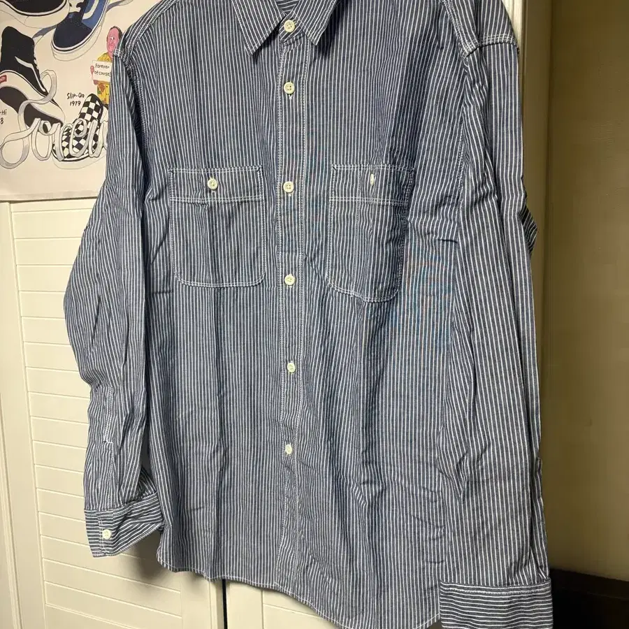 유니클로 히코리 셔츠(XL)