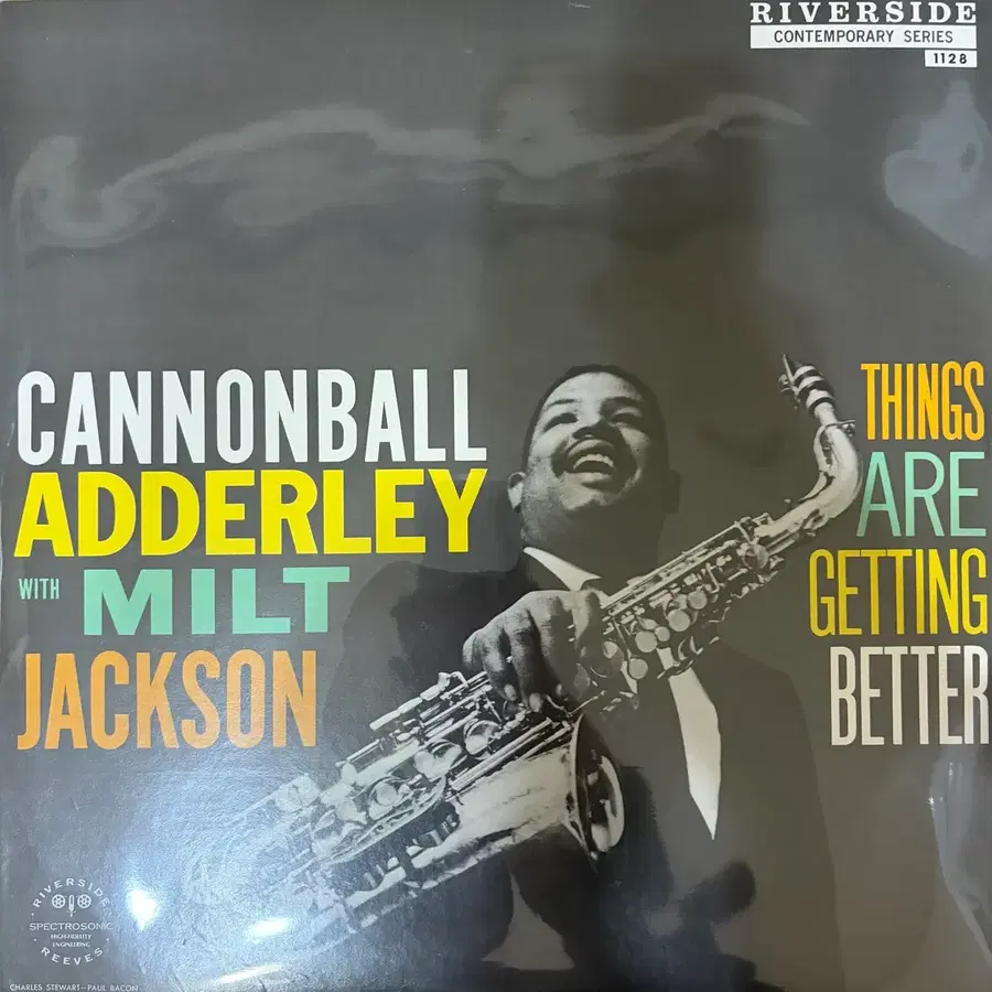 [재즈 LP] Cannonball Adderley with Milt Jackson - Things Are Getting Better (OJC 미국반)