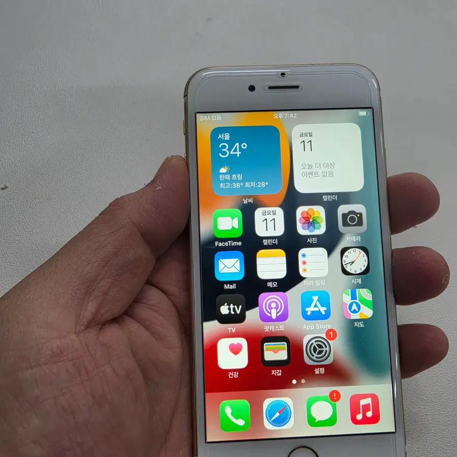 갤럭시 아이폰6s 골드 64GB 무잔상 정상공기기 중고폰
