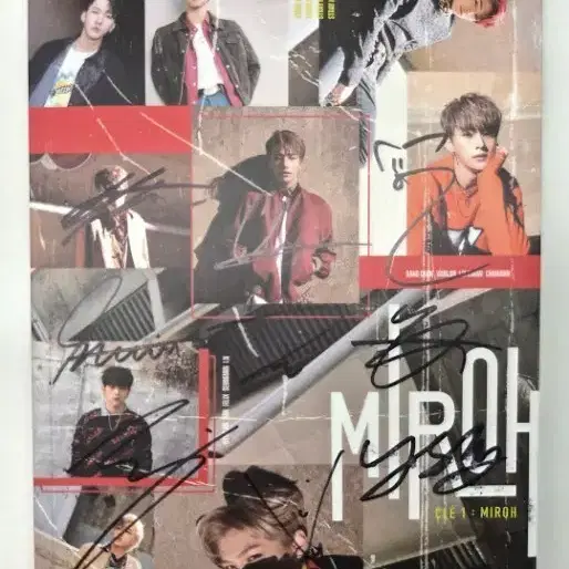 스트레이키즈 앨범 MIROH 싸인반 스키즈 미로 친필 싸인 skz