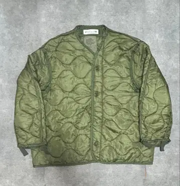 미군 실물 00s M-65 퀼팅 라이너 라이너 재킷 카키