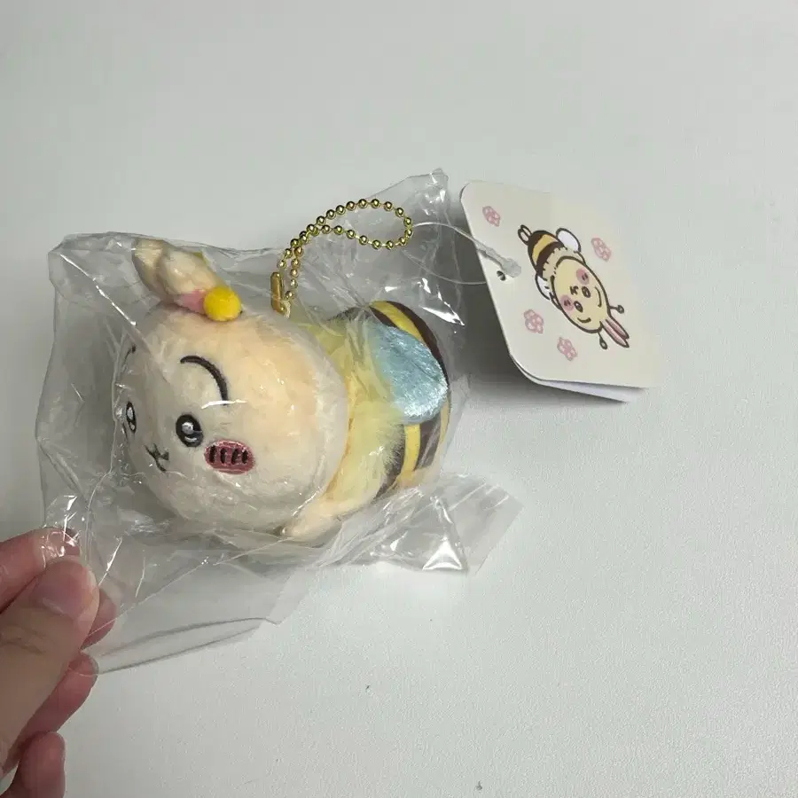 먼작귀 우사기 꿀벌 마스코트 인형 키링