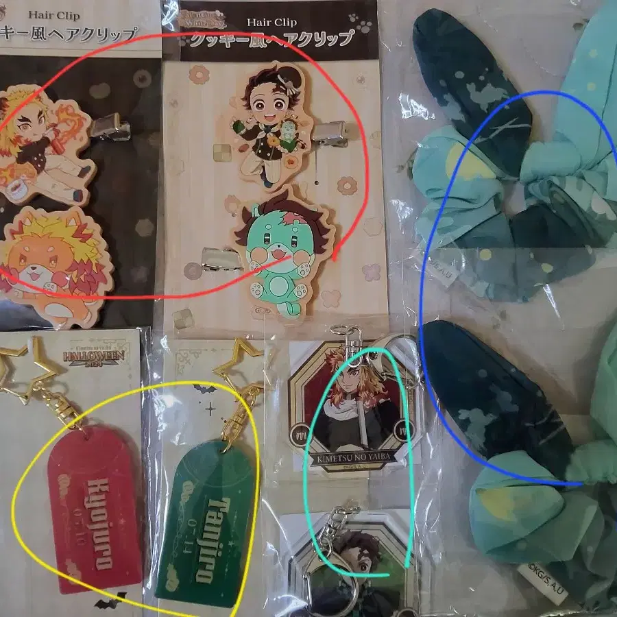 미개봉 귀멸의칼날 발렌화데 렌고쿠탄지로헤어핀 할로윈&AGF 렌고쿠탄지로키링 무이치로 토끼슈슈 판매