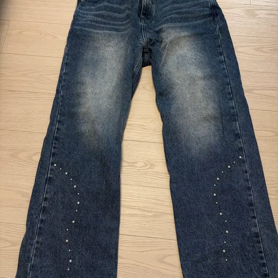 인사일런스 스터드 데님 L