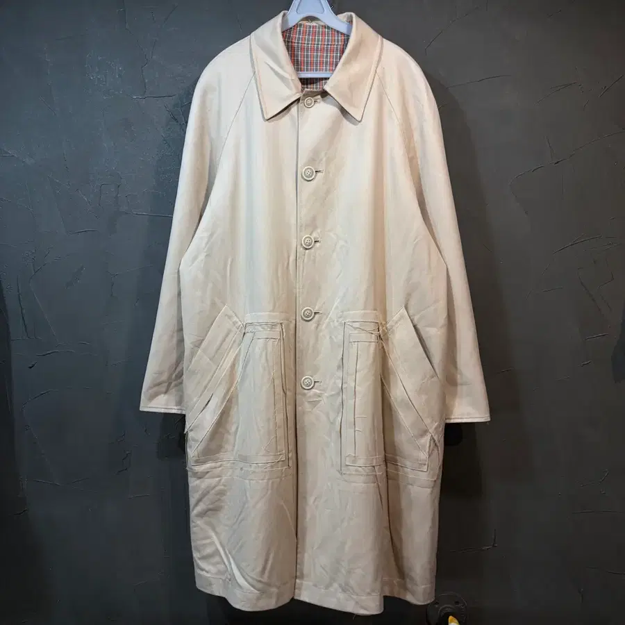 [Size 48] 2019 Maison Margiela 마르지엘라 리버시블 체크 코트