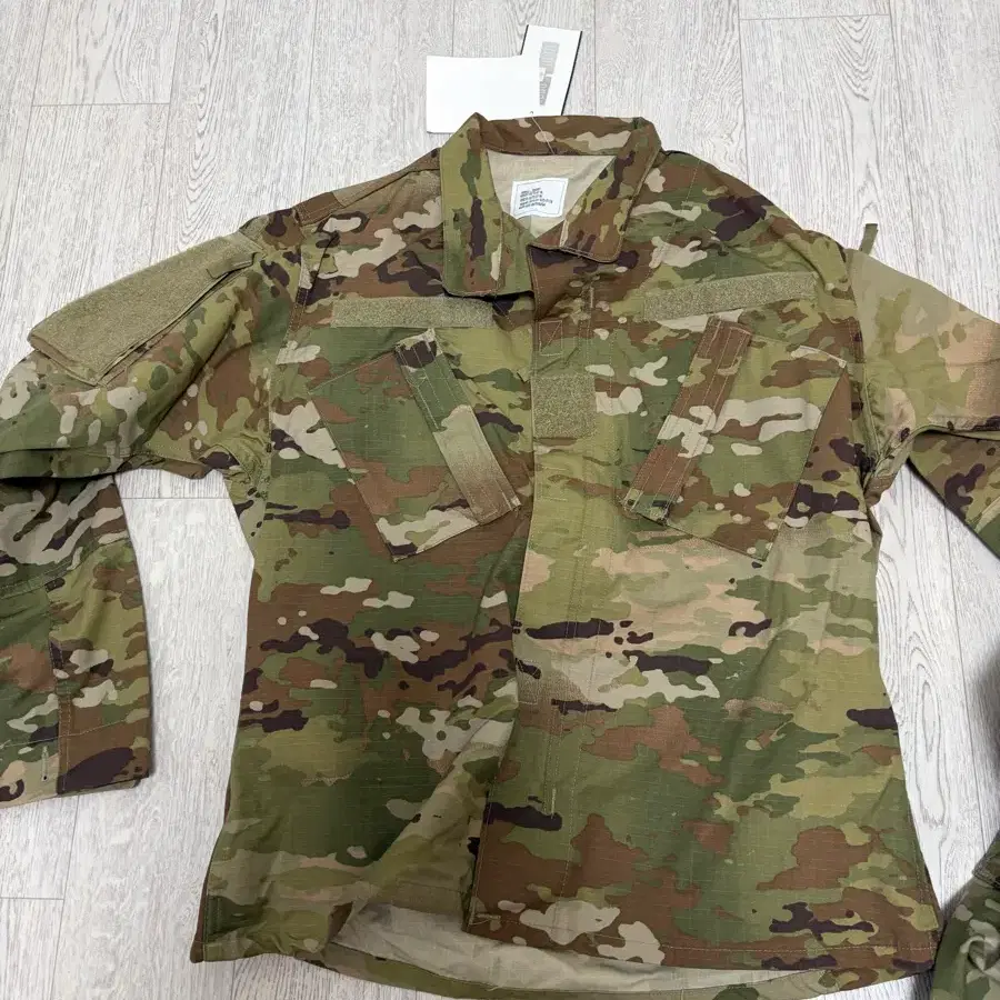 미군 보급 ocp 사계절용 상하의 세트 S-S 스몰 쇼트