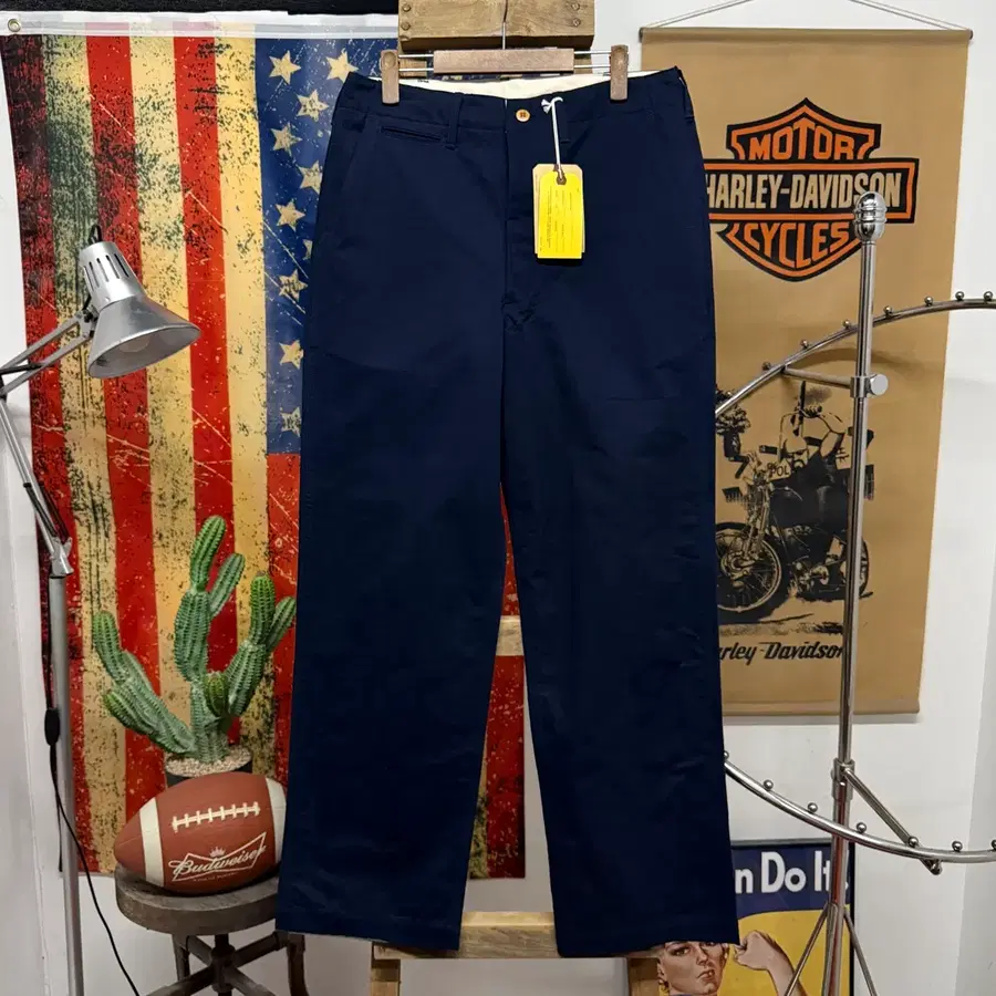 (새상품) 브론슨 USMC 1944 US ARMY 미해병대 오피서 트라우저 N2821 치노 팬츠
