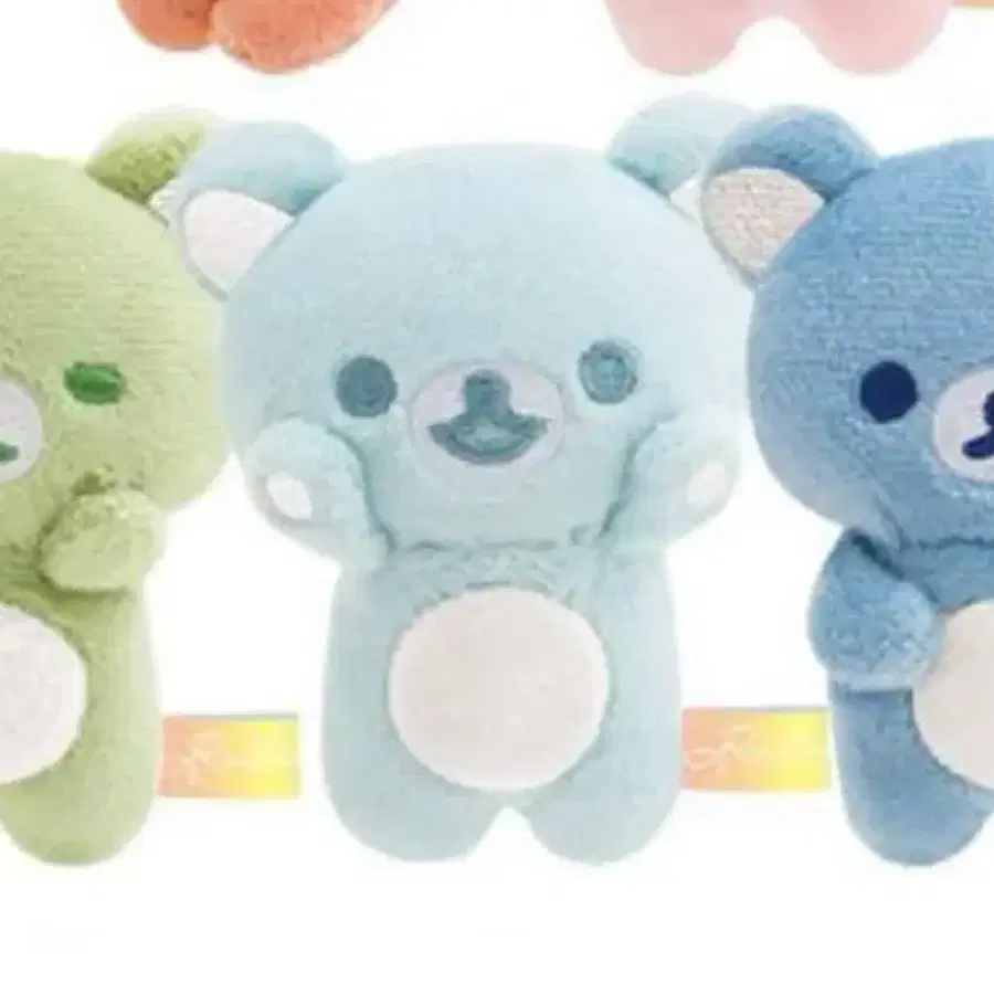 리락쿠마 테노리 비온뒤맑음 하늘색 인형