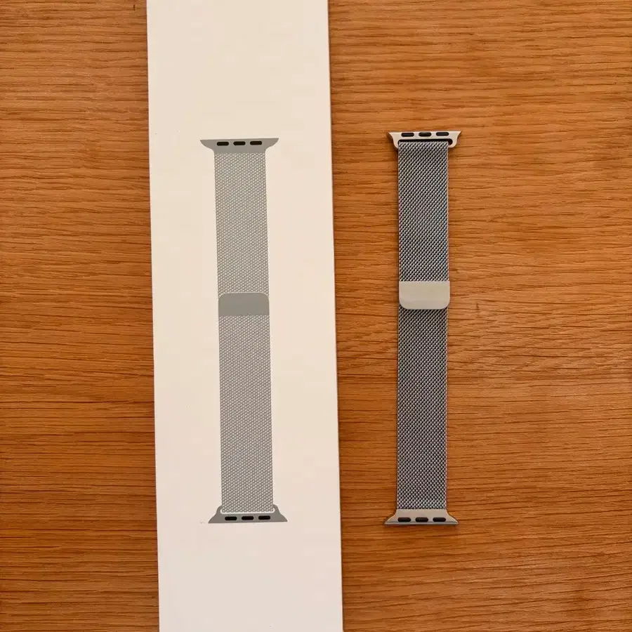 (정품/풀박)애플워치 메쉬 루프 스트랩 실버 40mm