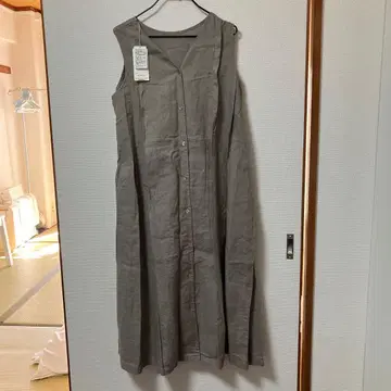 새상품 nest robe 린넨 슬리브리스 원피스