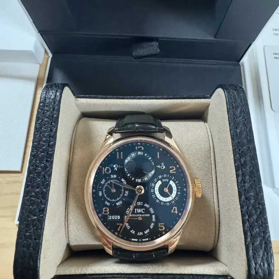 IWC PPC 포르투기저 퍼페추얼 캘린더 로즈골드 풀세트 / 26년 공식오버홀