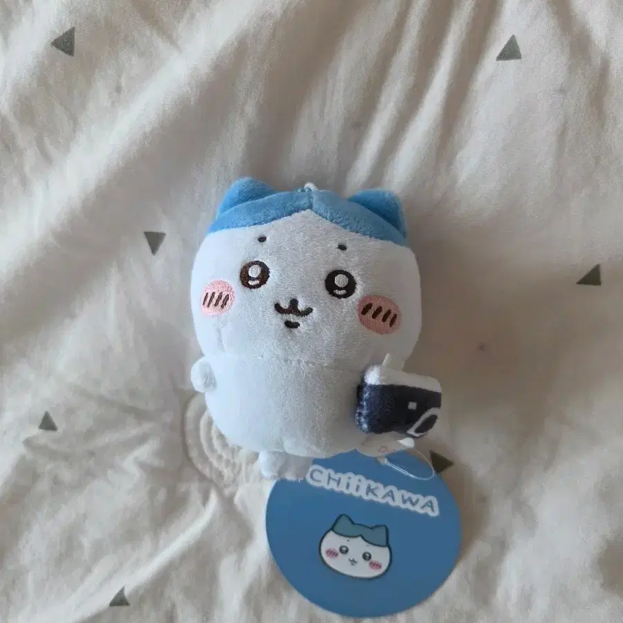 (새상품) 먼작귀 치이카와 가르마 하치와레 카메라 인형 키링