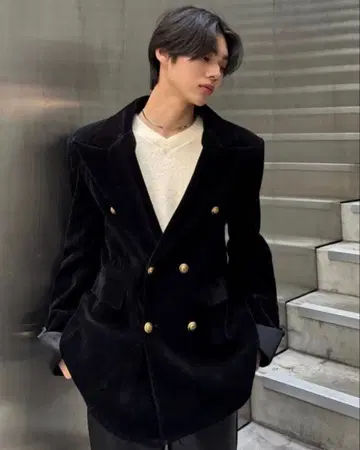 ALUDE double tailored suede jacket