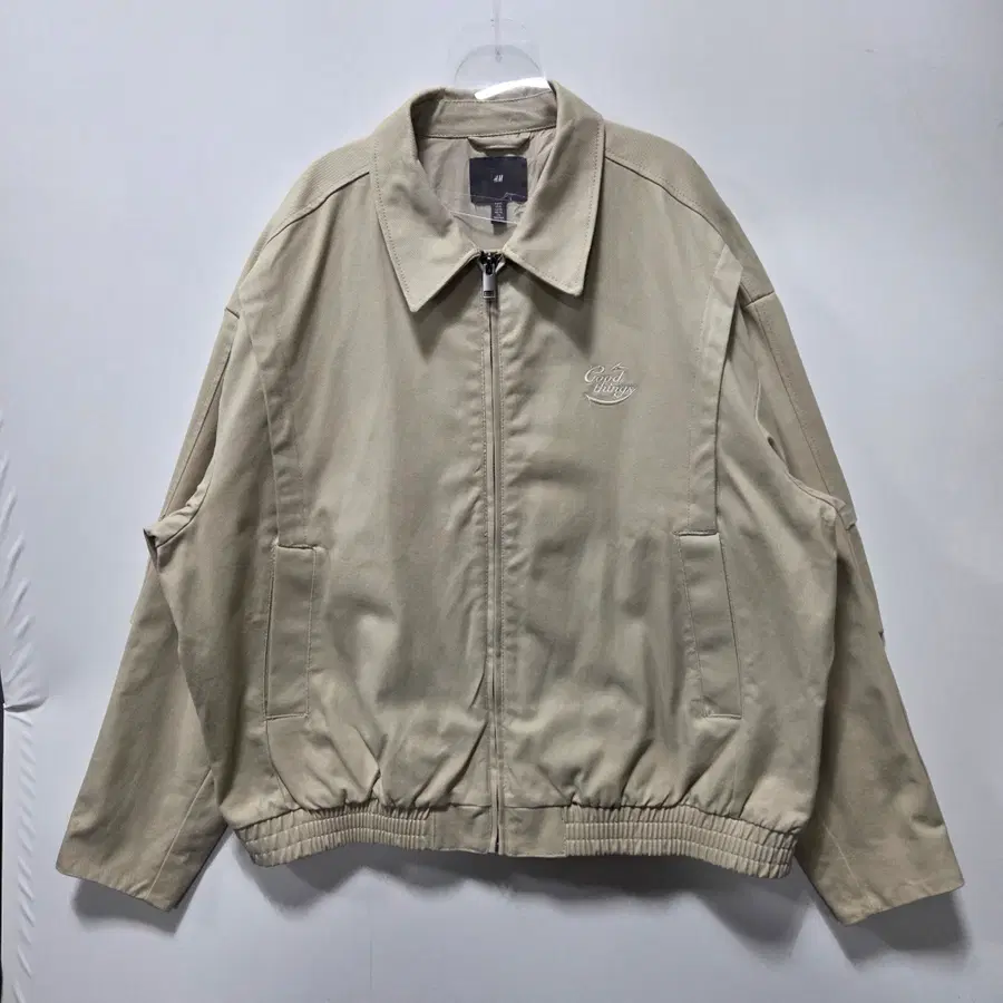 H&M 베이지 루즈핏 트윌 재킷 XL 26100804