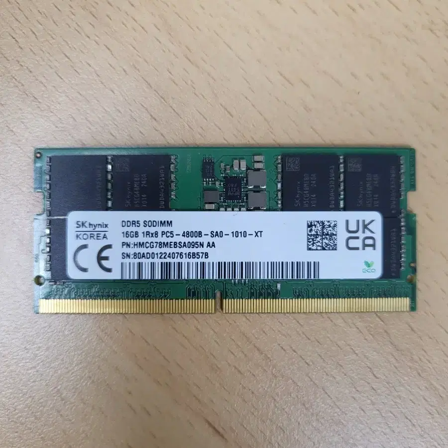 SK하이닉스 DDR5 16GB 4800B 노트북 RAM 메모리