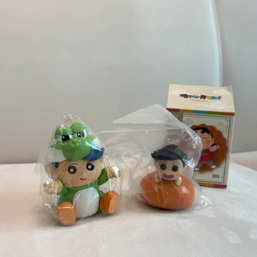 짱구 한과피규어 철수 + 슈퍼마리오 요시 철수 피규어