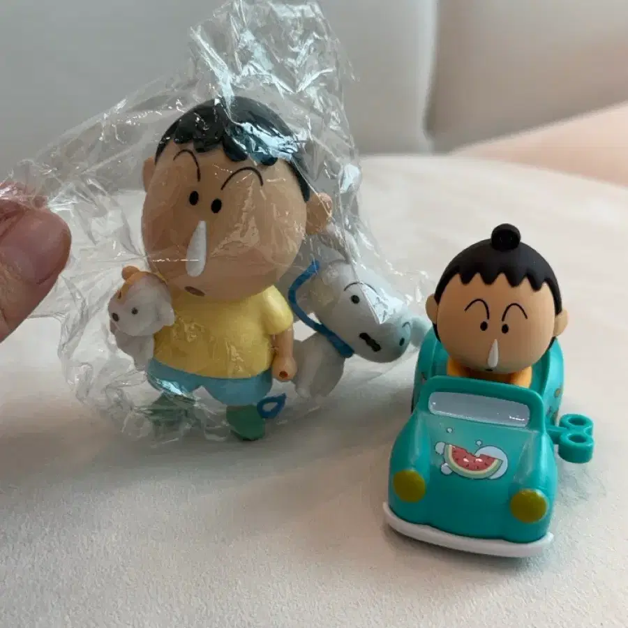 짱구는 못말려 맹구피규어+맹구태엽자동차 2종세트