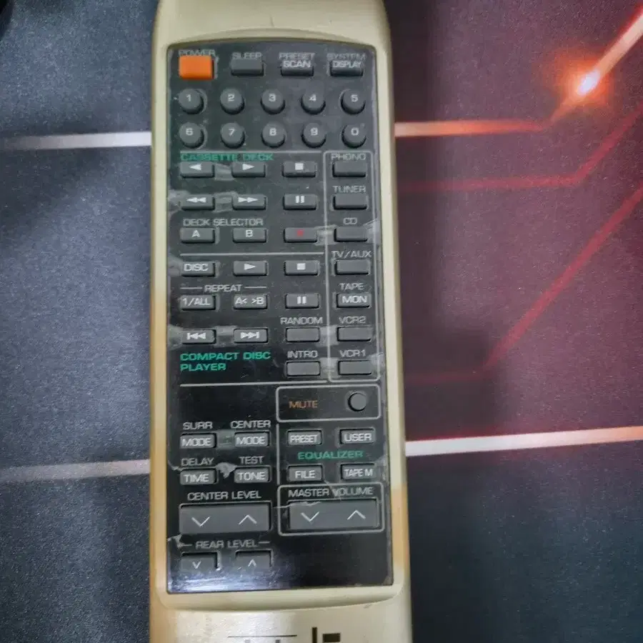 RV5080R 오디오 리모컨