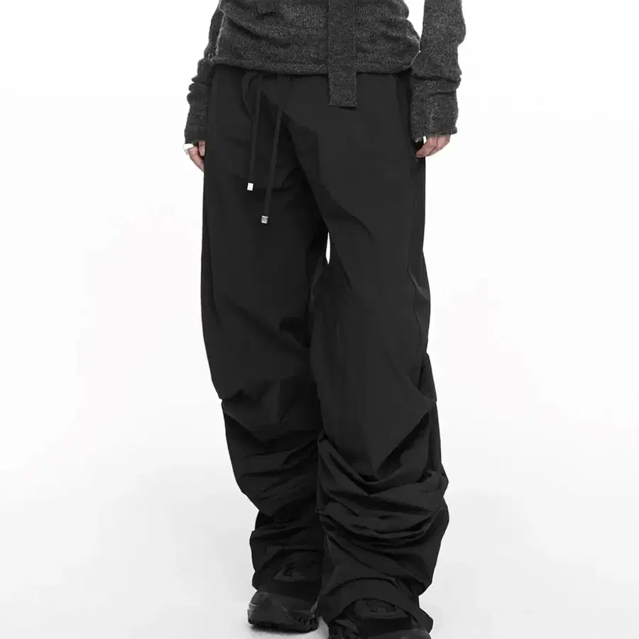 나체 Pintuck nylon pants
