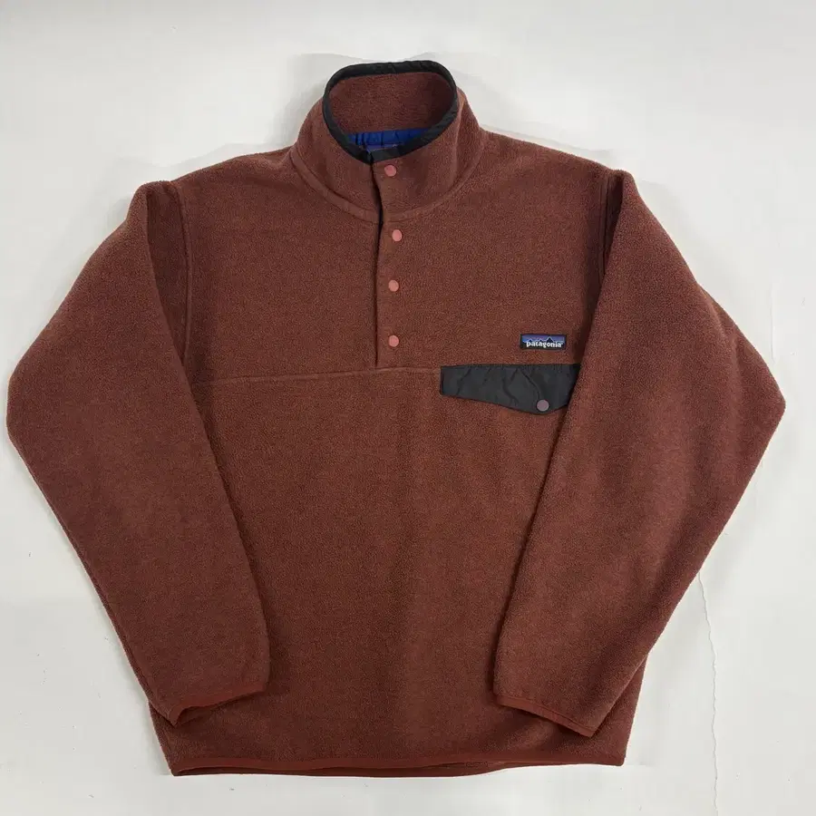 rare)90s 빈티지 피타고니아 신칠라 스냅티 버건디 멘즈S