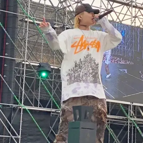 스투시 비치몹 타이다이 롱슬리브 XL판매