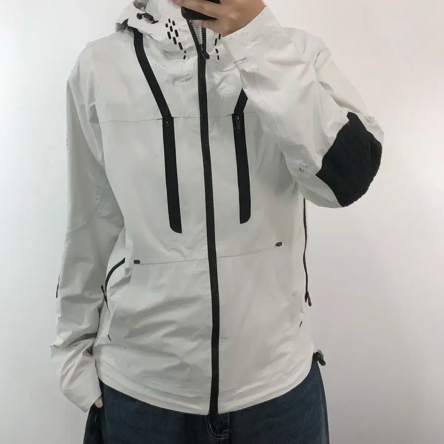 스파이더 벤틸레이션 화이트 자켓 L