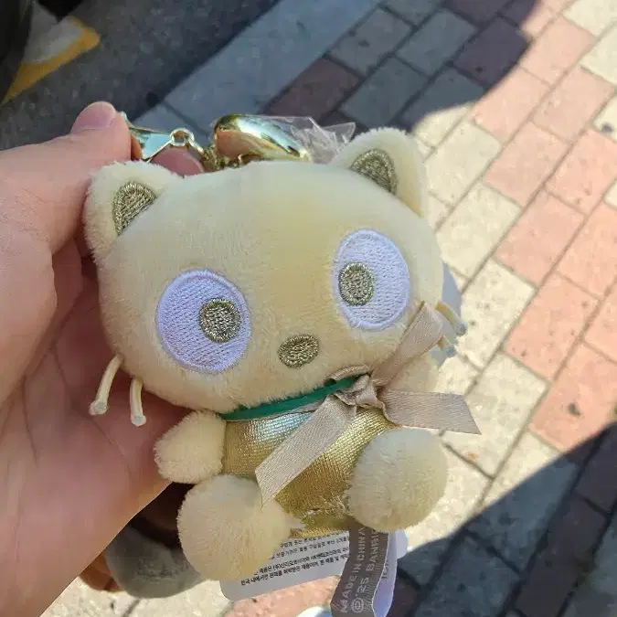골드 초코캣 인형
