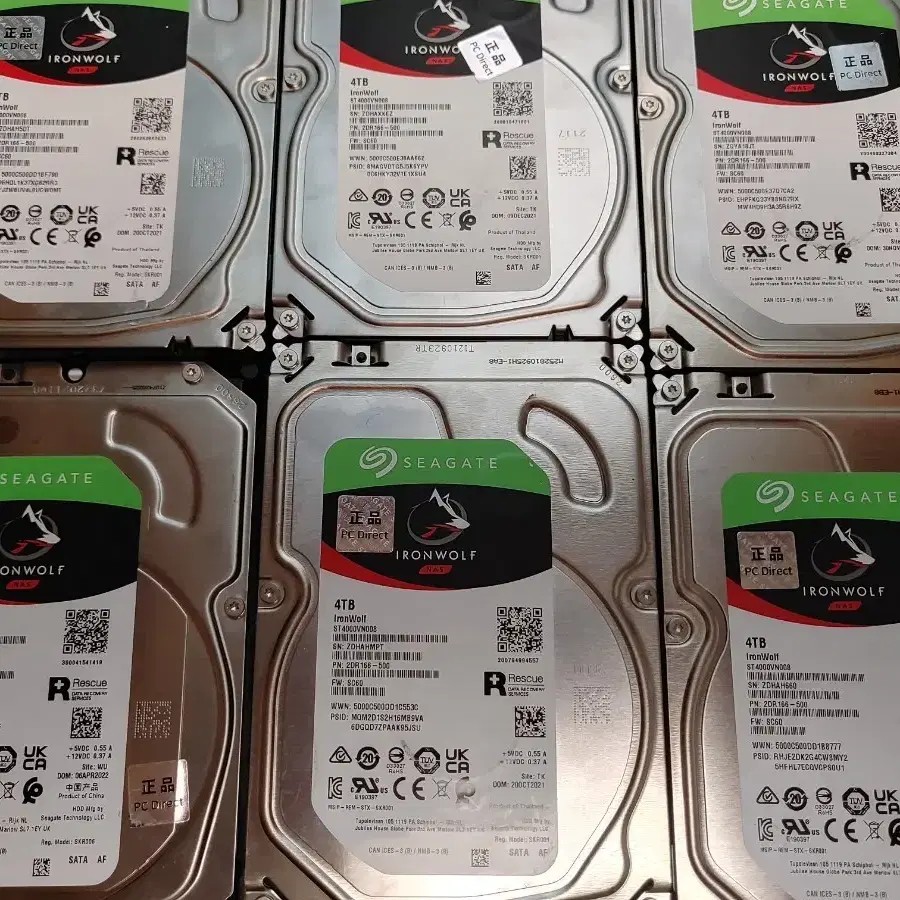 시게이트 4TB, 아이언울프 하드, HDD. CCTV, NAS, 서버, 사무용, 가정용