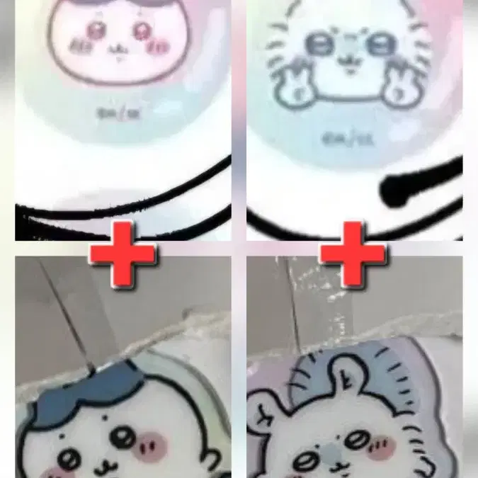 먼작귀 드리밍 컬러 캔뱃지, 아크릴 키링 하치와레, 모몽가