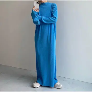 새상품 wee9s 위크스 데일리 데일리 슈퍼 스트레치 플리츠 원피스